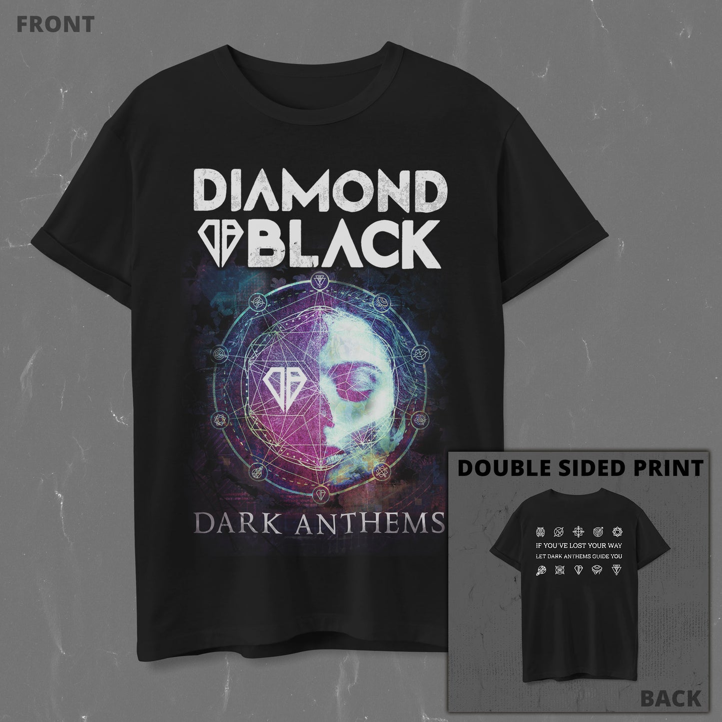 Dark Anthems EP – Double-Sided T-Shirt