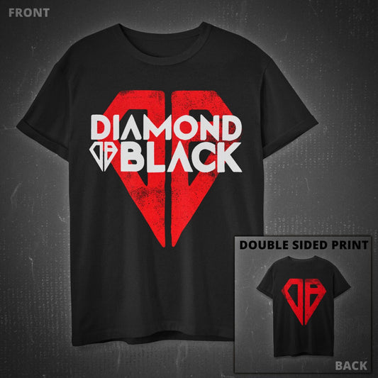 Diamond Black Red Logo T-Shirt image 0